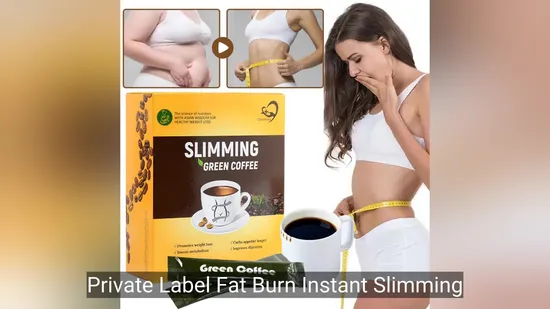 Jieruck Organic Natural Herbal Strong Effective Lose Weight Burn Belly Fat Skinny Detox Slim Green Coffee with Ganoderma