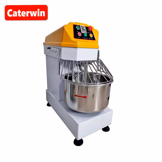 Equipo de panadería Caterwin 20L amasadora de masa de harina mezcladora de masa eléctrica en espiral